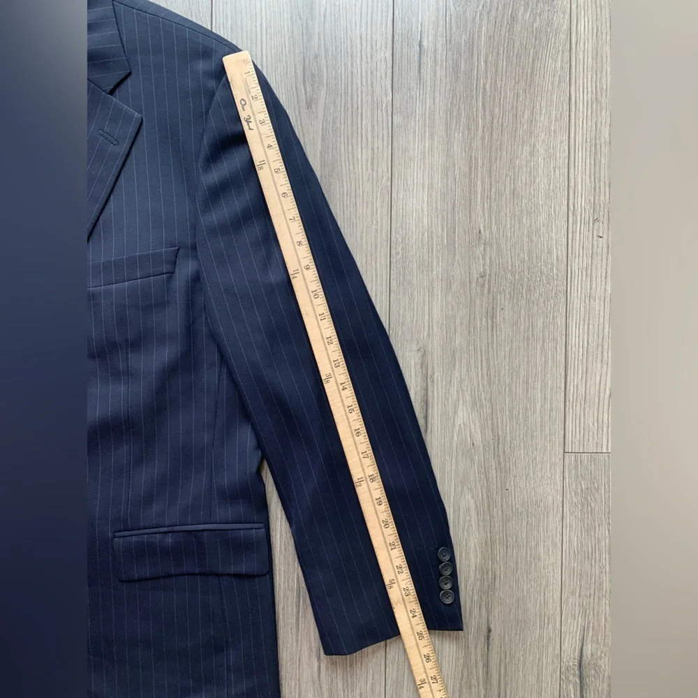 Paul Stuart Stuart IIl Silky Powder‎ Water Resistant Wool Sport Coat Jacket 48L